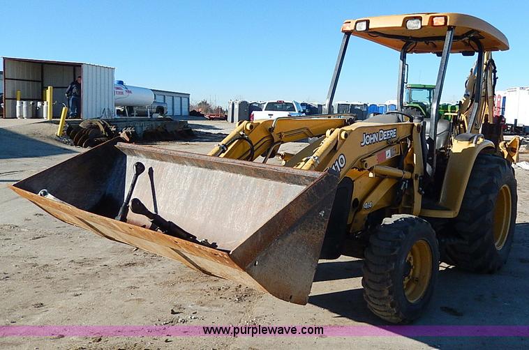 image for item H1271 2006 John Deere 110 backhoe