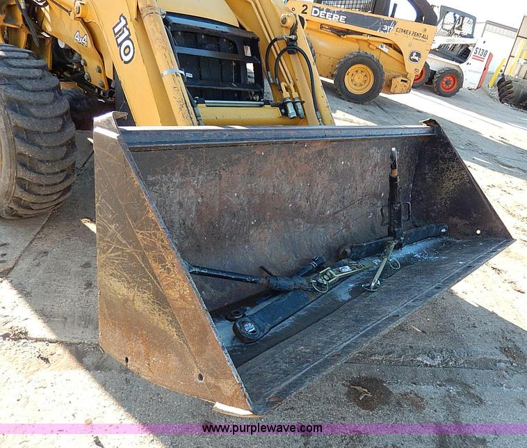 image for item H1272 2006 John Deere 110 backhoe
