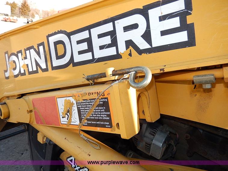 image for item H1272 2006 John Deere 110 backhoe