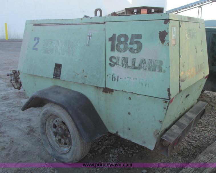 image for item I4933 Sullair 185DP9JD air compressor
