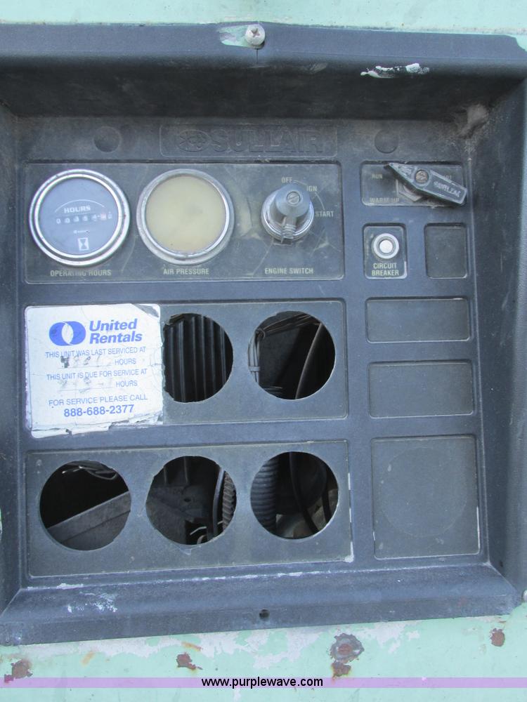 image for item I4933 Sullair 185DP9JD air compressor