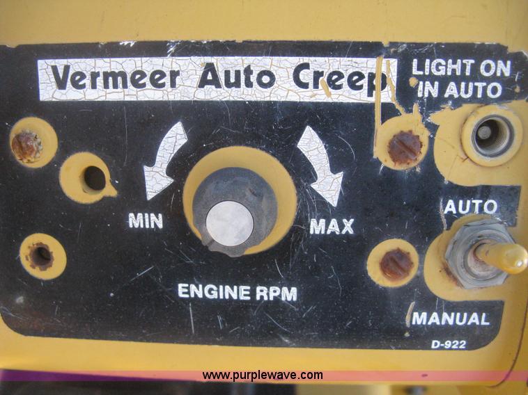 image for item I5717 1997 Vermeer V8100 trencher