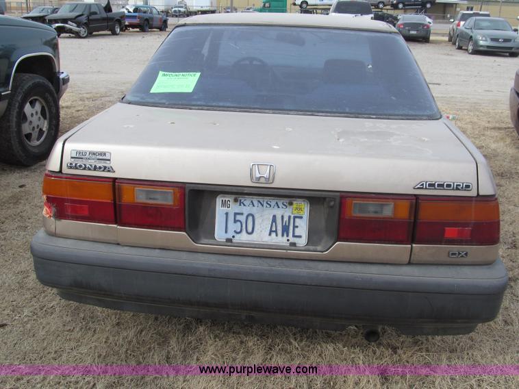 image for item G9611 1989 Honda Accord DX