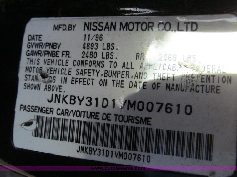 image for item G9646 1997 Infiniti Q45t