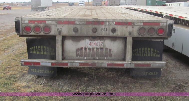 image for item G9582 2001 Chaparral aluminum trailer
