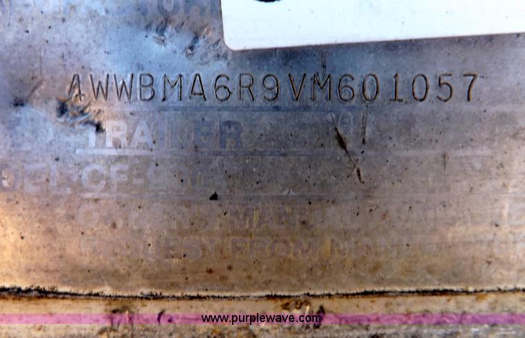 image for item I9209 1997 Wilson trailer