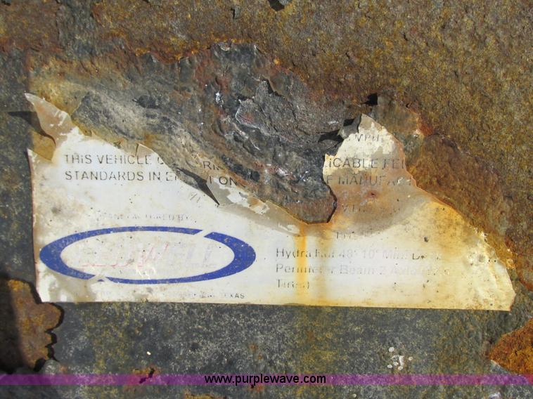 image for item G9171 2007 Ledwell LW48-HT2-10-PB equipment trailer