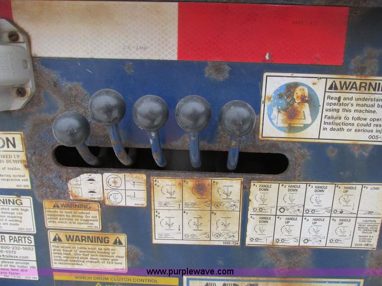 image for item G9174 2007 Trail-Eze TE80HT equipment trailer