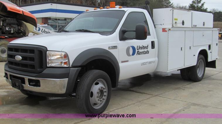 image for item G9555 2007 Ford F550 XL Super Duty service truck