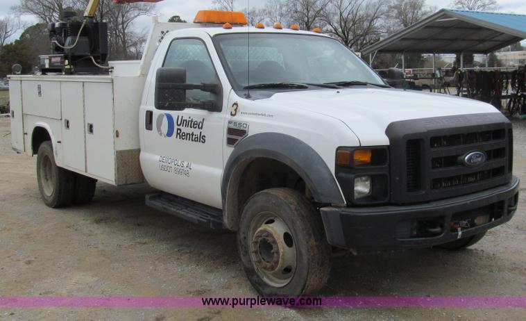 image for item G9556 2008 Ford F550 Super Duty XL service truck