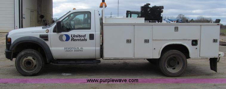 image for item G9556 2008 Ford F550 Super Duty XL service truck