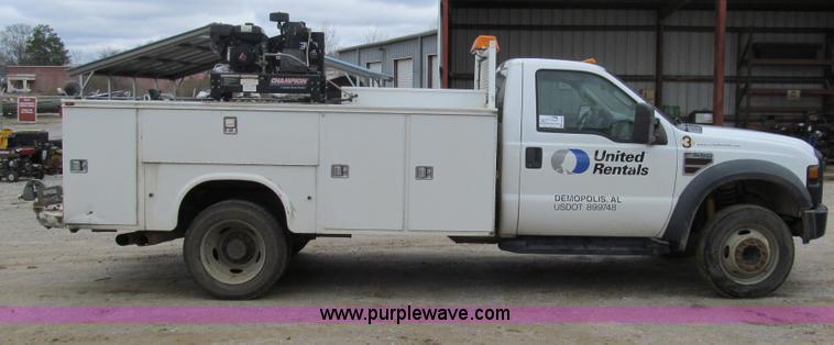 image for item G9556 2008 Ford F550 Super Duty XL service truck