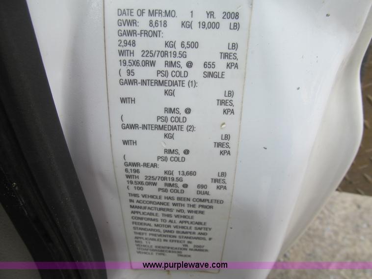 image for item G9556 2008 Ford F550 Super Duty XL service truck