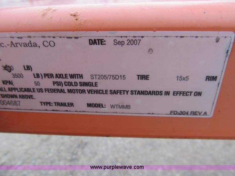 image for item G9559 2008 Wanco WTMMB solar portable sign board