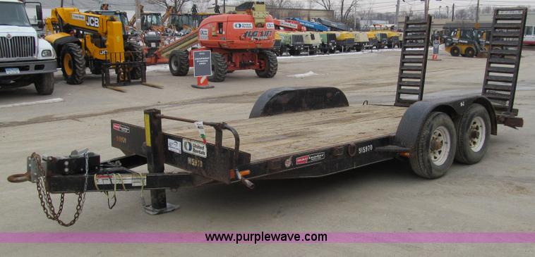 image for item G9560 2007 Mac-lander tandem axle trailer