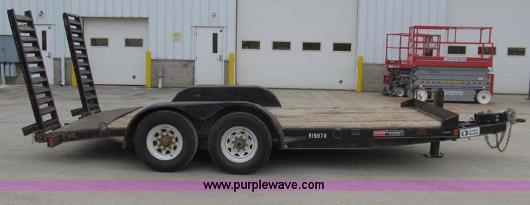 image for item G9560 2007 Mac-lander tandem axle trailer