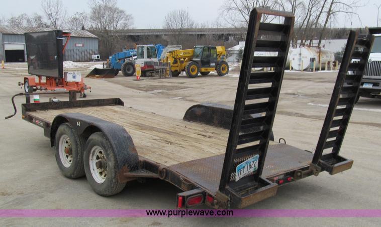 image for item G9560 2007 Mac-lander tandem axle trailer