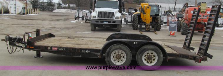 image for item G9560 2007 Mac-lander tandem axle trailer