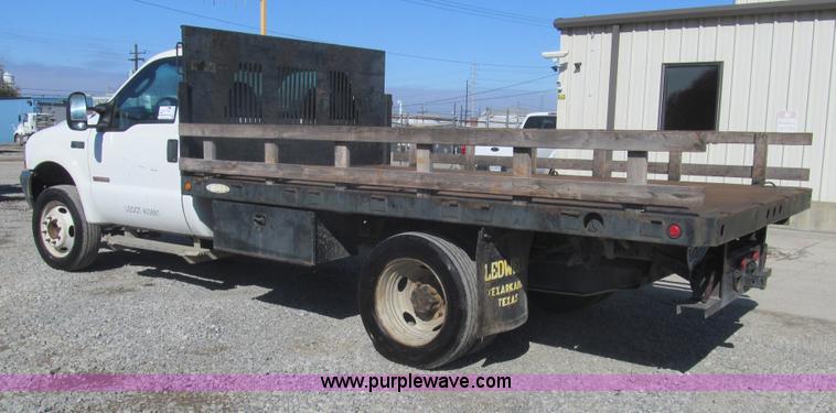image for item G9566 2004 Ford F450 Super Duty flatbed truck