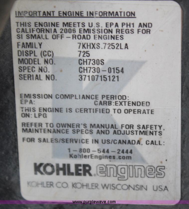 image for item H1374 2007 Miller Bobcat 250 welder/generator