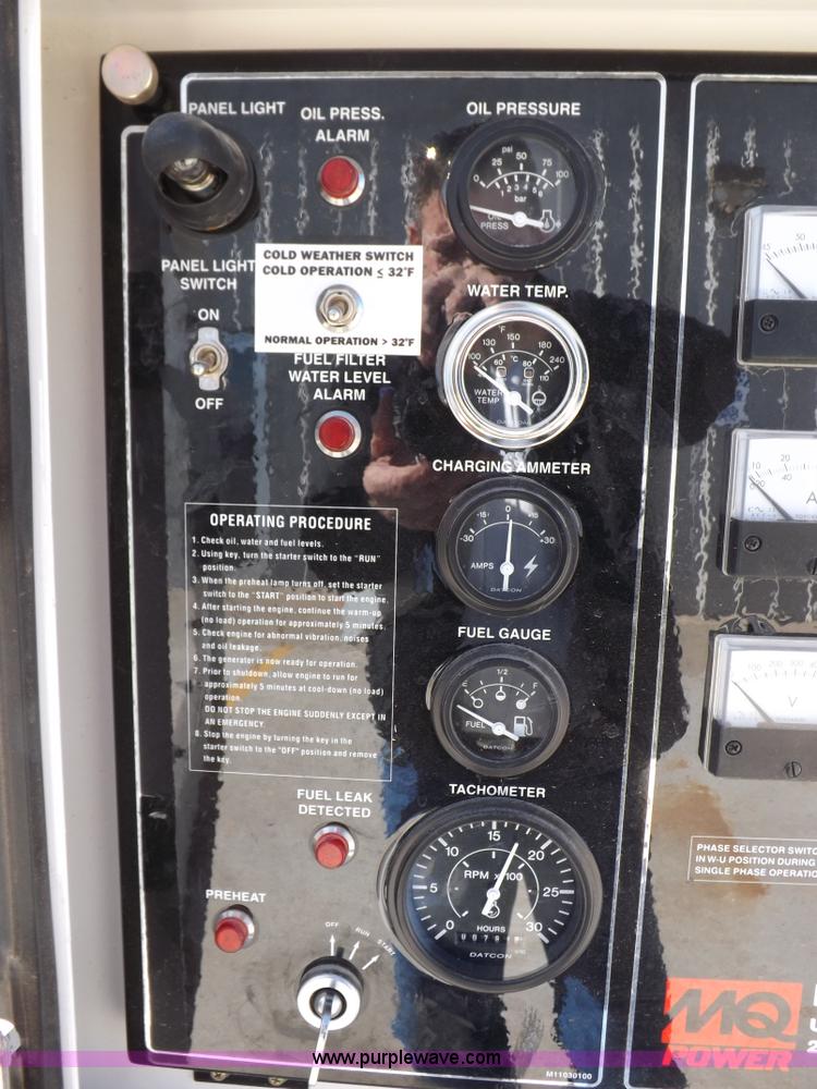 image for item I9189 Multiquip DCA25U512 25 kW generator