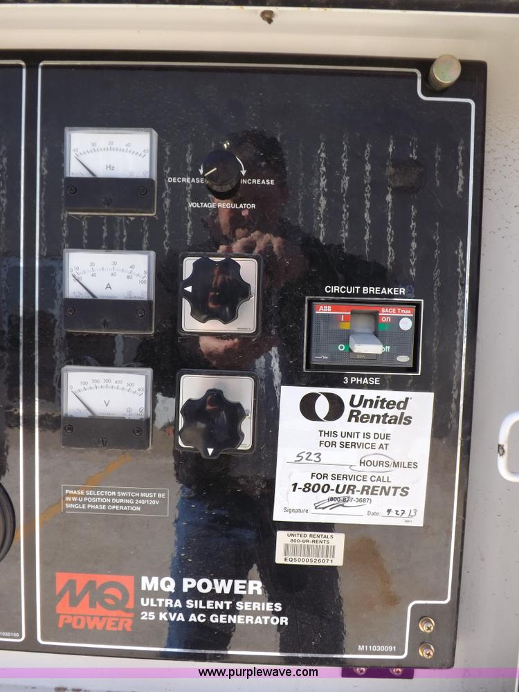 image for item I9189 Multiquip DCA25U512 25 kW generator