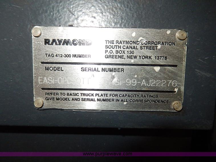 image for item AP9200 2003 Raymond EASi-0PC30TT electric warehouse picker forklift