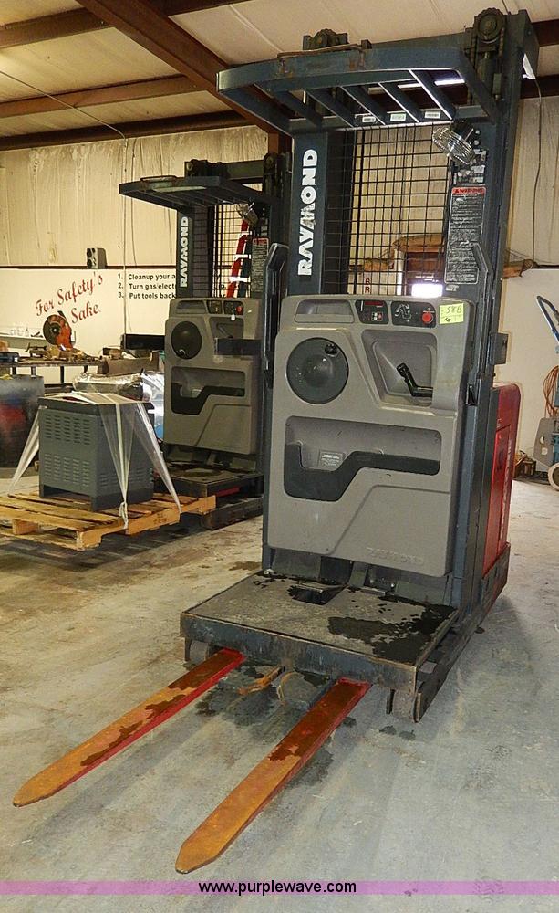 image for item AP9201 2003 Raymond SCR100-18-750T1 electric warehouse picker forklift