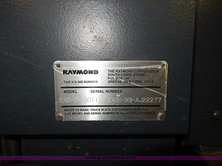 image for item AP9201 2003 Raymond SCR100-18-750T1 electric warehouse picker forklift