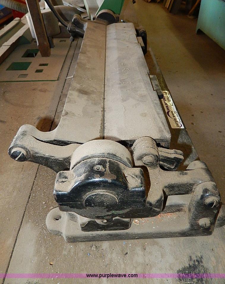 image for item AU9780 Work bench with metal brake and tin knocker