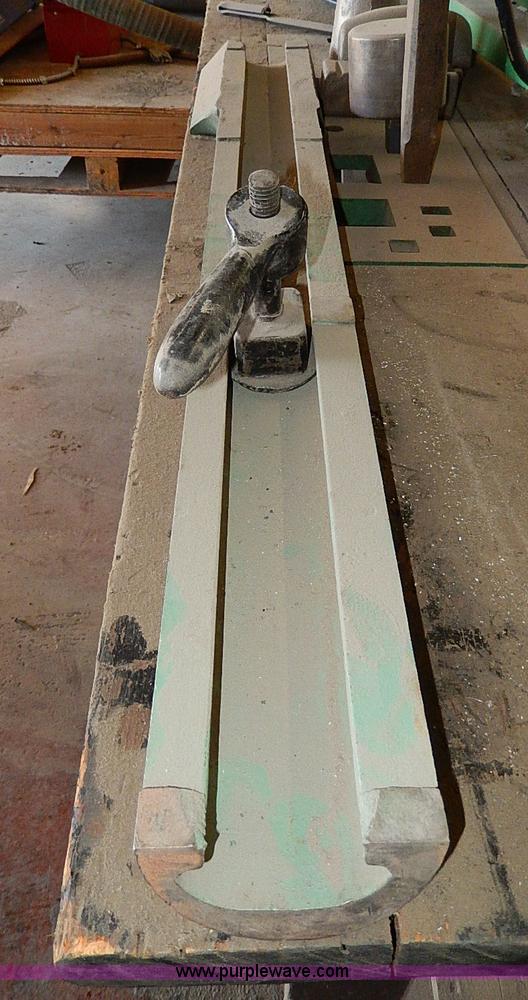 image for item AU9780 Work bench with metal brake and tin knocker