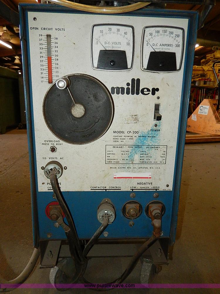 image for item AU9783 Miller CP200 welder