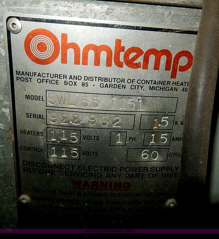 image for item AU9786 HM SWL55115 temperature barrel warmer