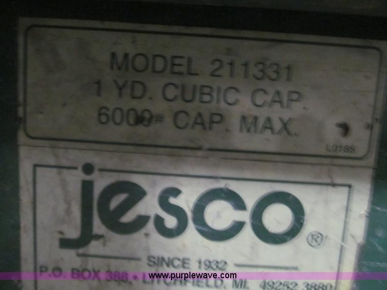 image for item AX9509 (2) Jesco 211331 dumpsters