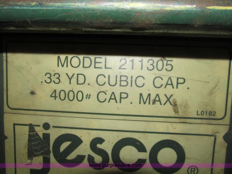 image for item AX9510 (2) Jesco 211305 dumpsters