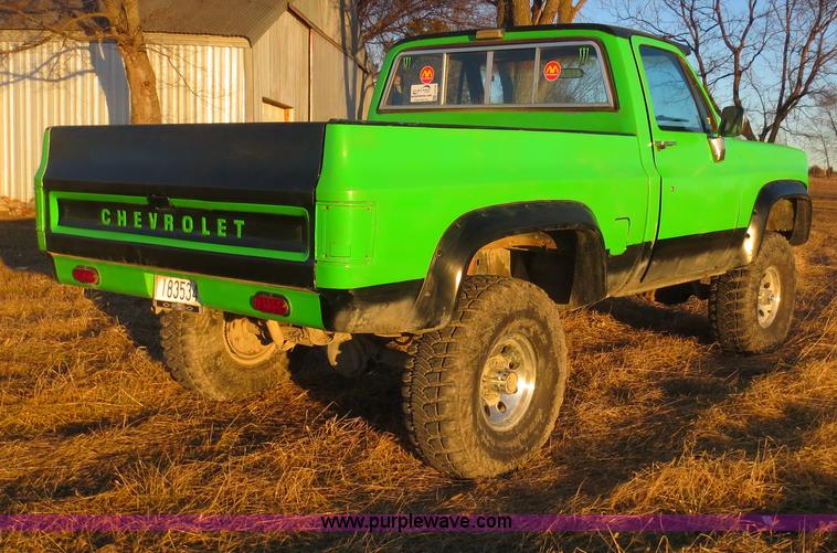 image for item F6748 1978 Chevrolet 1500 pickup truck