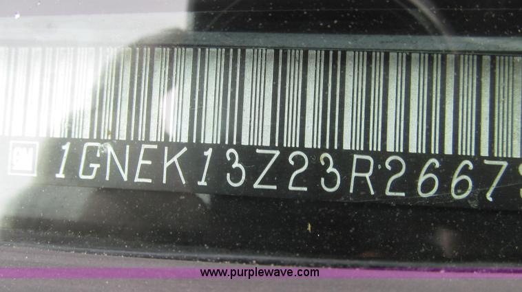 image for item G2244 2003 Chevrolet Tahoe Z71 SUV