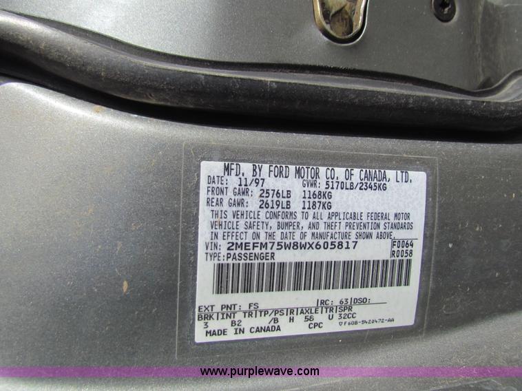 image for item G4480 1998 Mercury Grand Marquis LS