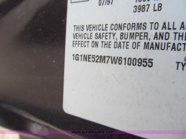 image for item G9536 1998 Chevrolet Malibu LS