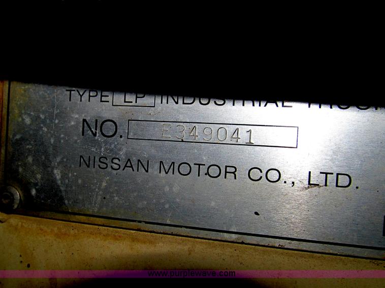 image for item G9603 Nissan 50 forklift
