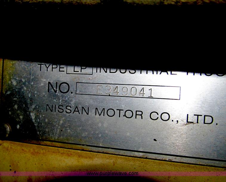 image for item G9603 Nissan 50 forklift