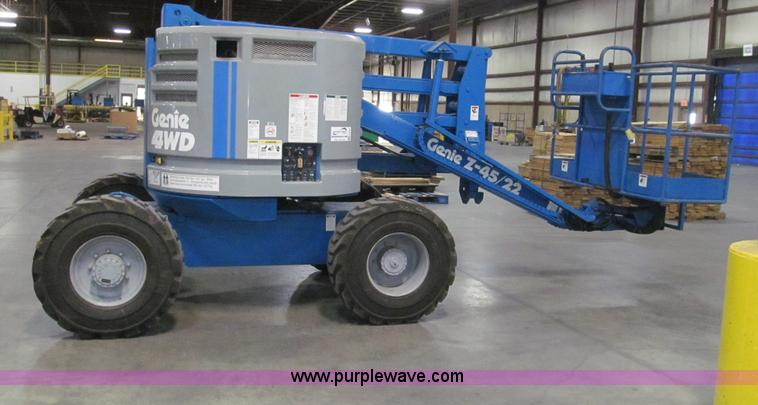 image for item G9604 1986 Genie Z45/22 articulating boom lift