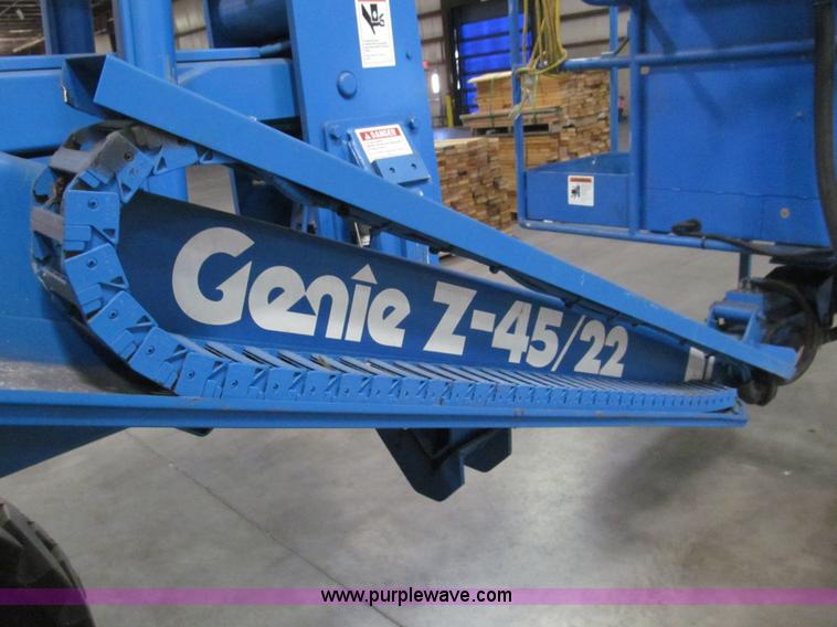 image for item G9604 1986 Genie Z45/22 articulating boom lift