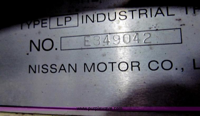 image for item G9605 Nissan 50 forklift
