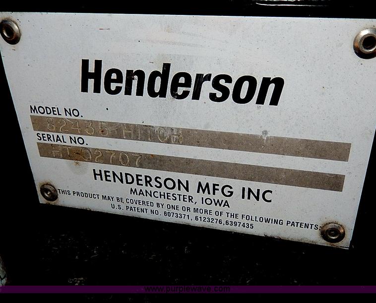 image for item H1284 Henke 11' snow plow