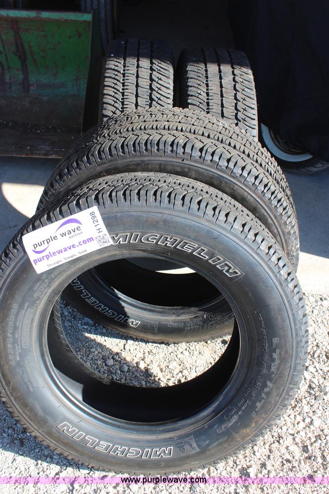 (4) Michelin LT275/65R20 tires in Wakarusa, KS Item H1298 sold