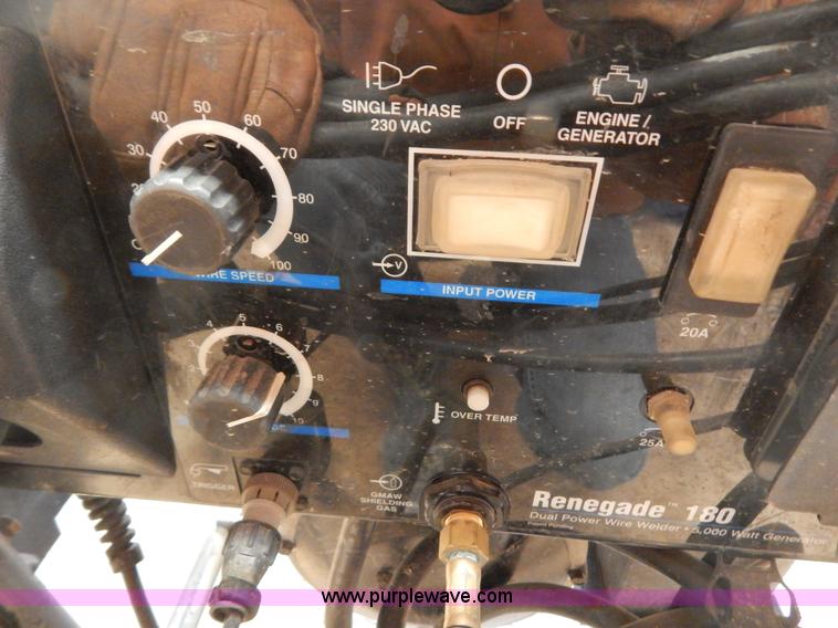 Miller Renegade 180 welder generator in Lone Jack, MO Item I1229 sold