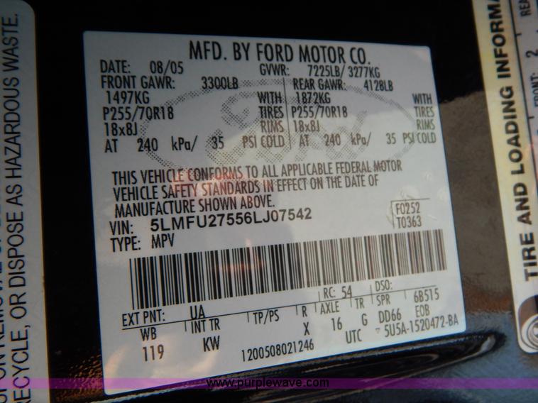 image for item I1239 2006 Lincoln Navigator Ultimate SUV