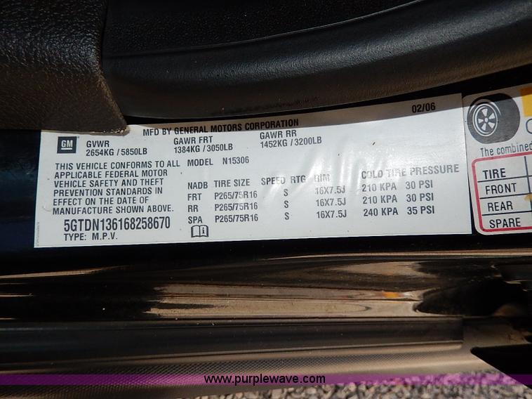 image for item I9415 2006 Hummer H3 SUV