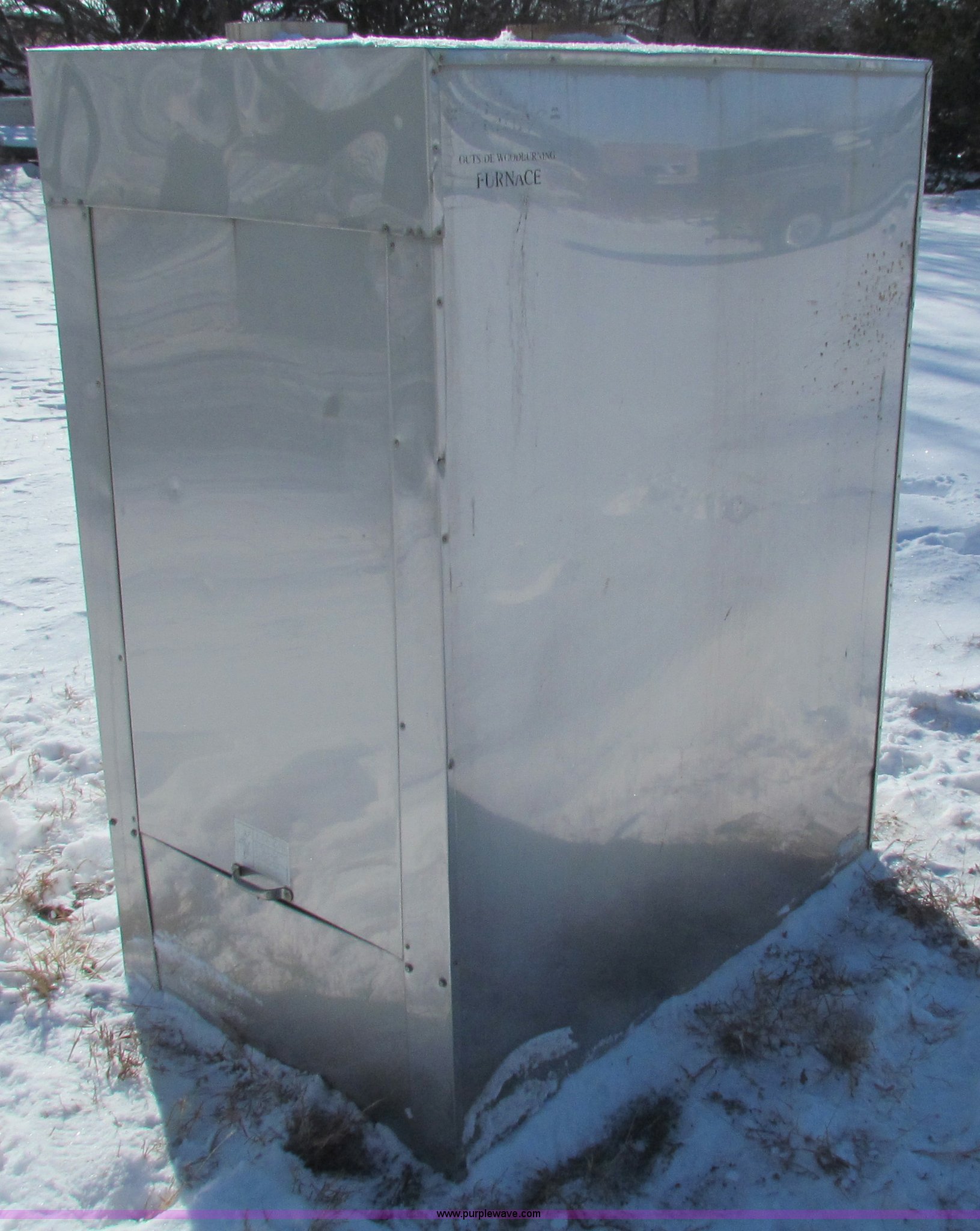 Hardy H2 outdoor wood burning furnace in Augusta, KS Item AJ9492 sold